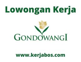 Loker PT Gondowangi Tradisional Kosmetika