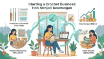 Cara Memulai Bisnis Kerajinan Rajut dari Hobi